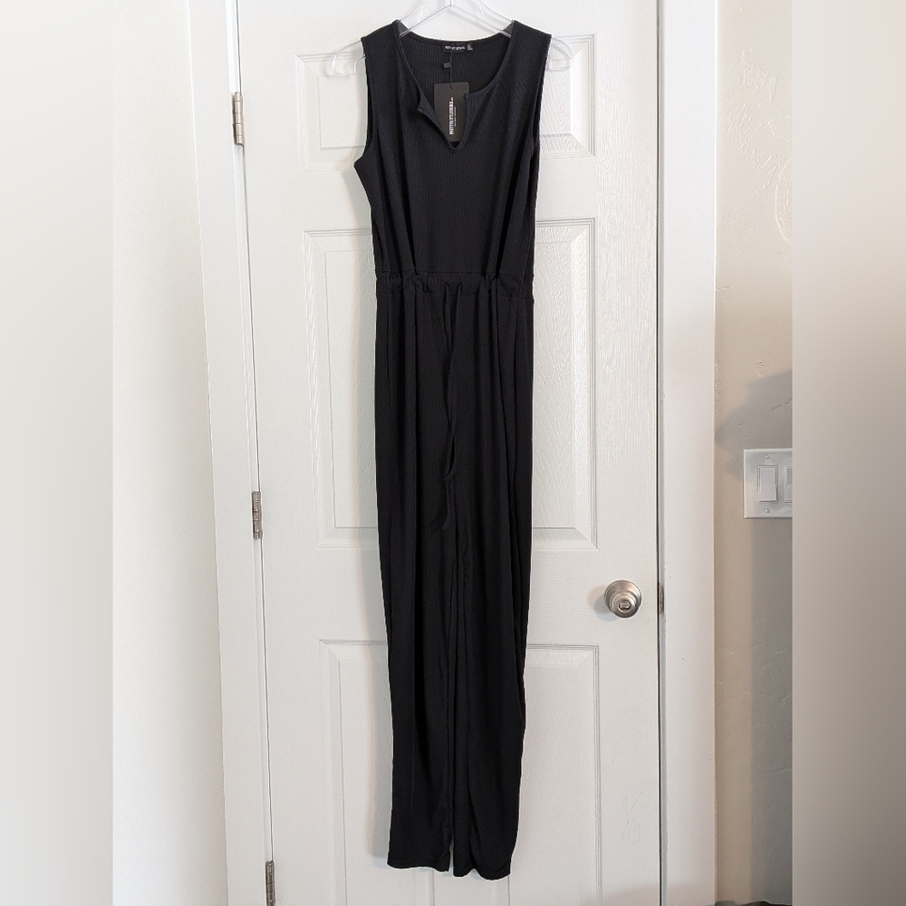 PrettyLittleThing Black Jumpsuit